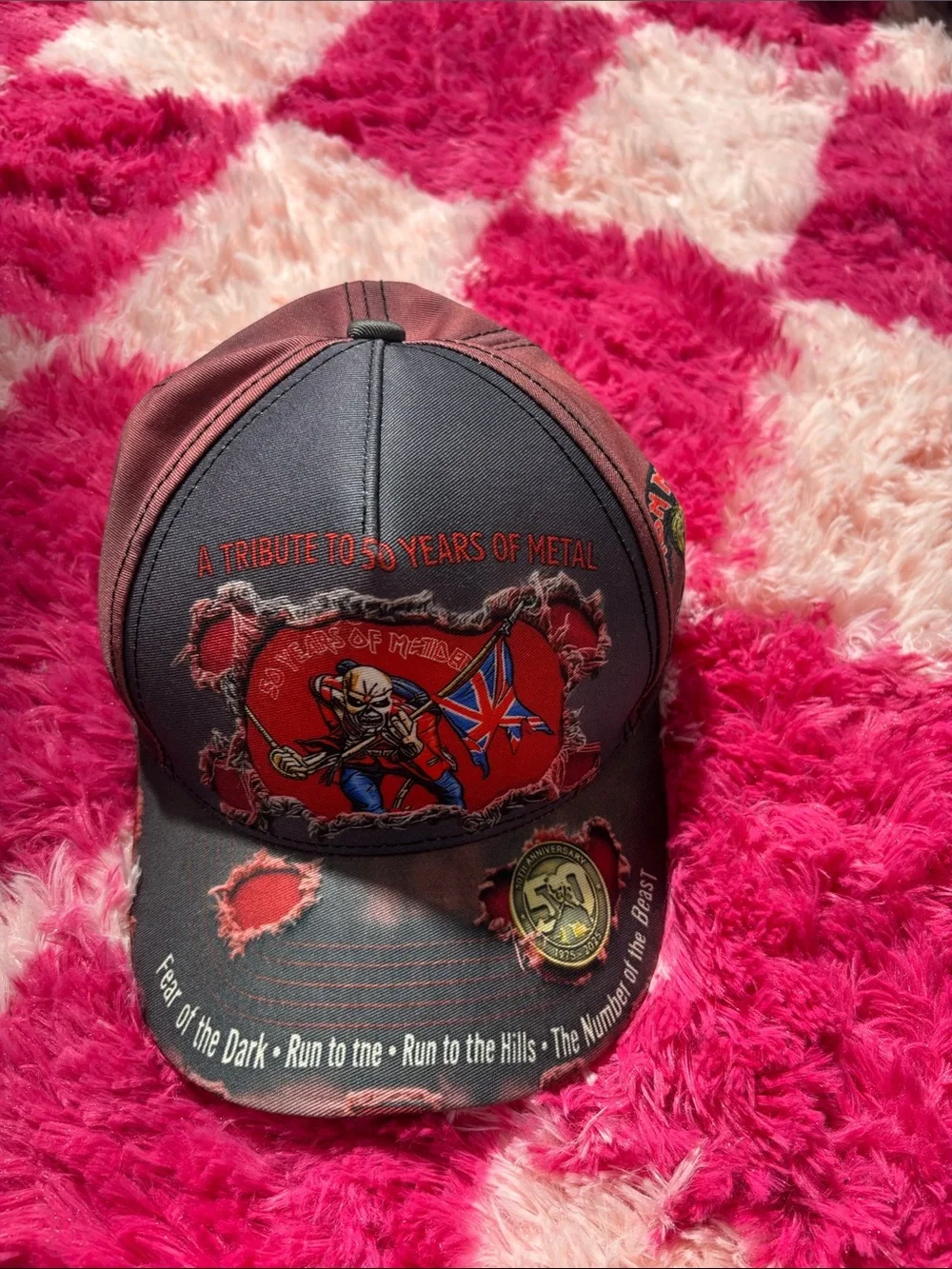 Metal tribute hat